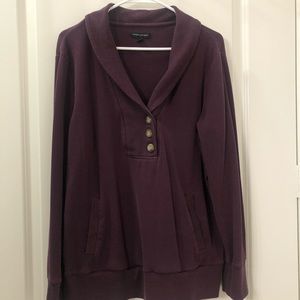 Plum Purple Banana Republic Sweater XL